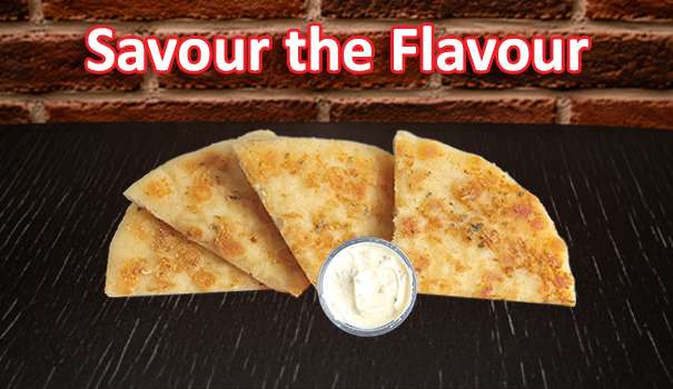 Garlic pita bread